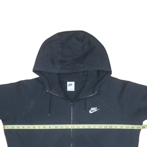 Nike Men's Black XL Full Zip Hoodie Fleece Sweatshirt