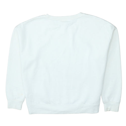 Disney Primark Women’s White Mickey Mouse Sweatshirt Size L 14/16