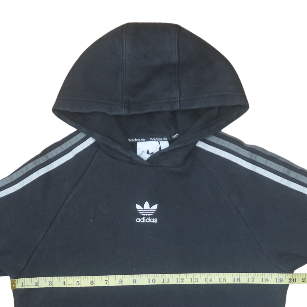 Adidas Men's Black Pullover Hoodie Small Regular Fit Sportswear