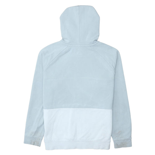 Nike Boys Grey Colourblock Pullover Hoodie XL Fleece Logo Print