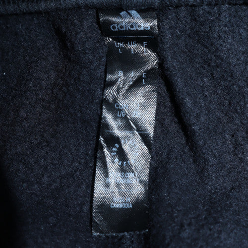 Adidas Men’s Black Jogger Sweatpants Size L Fleece Activewear