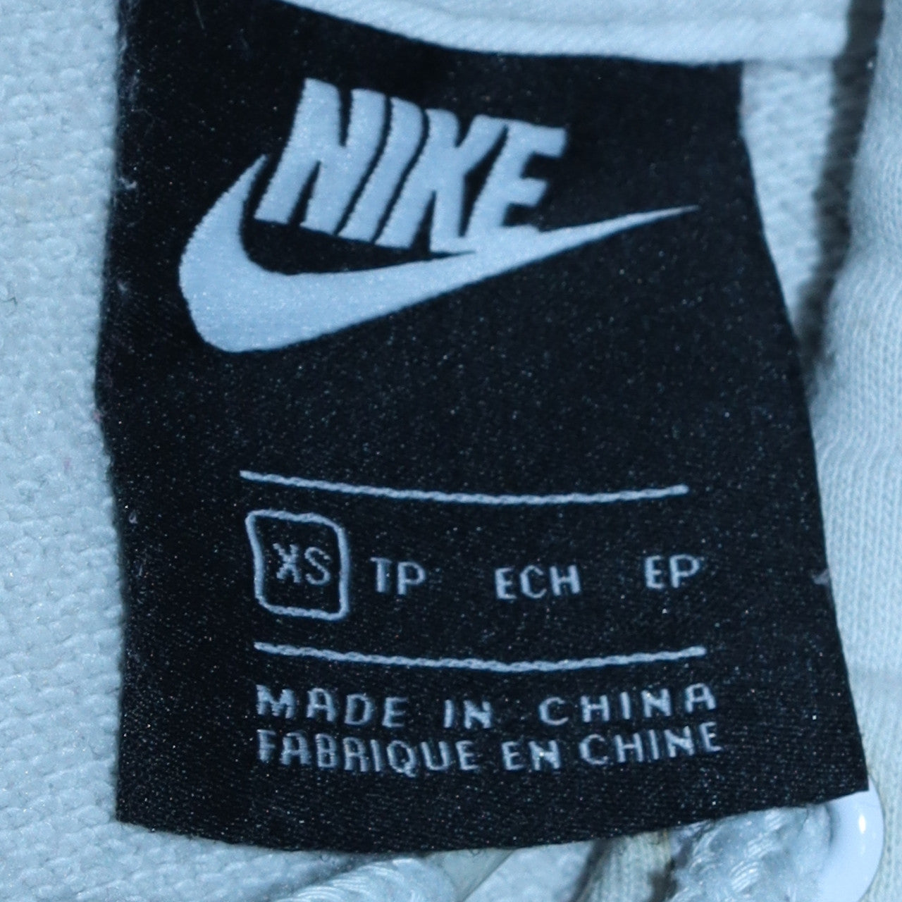 Nike Womens Pink Colourblock Pullover Hoodie XS Cotton Blend