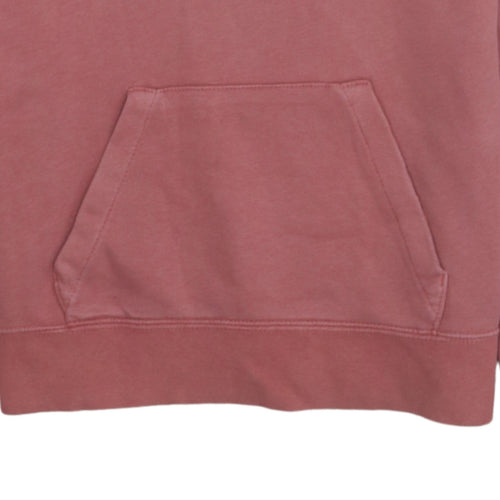 Nike Womens Pink Colourblock Pullover Hoodie XS Cotton Blend