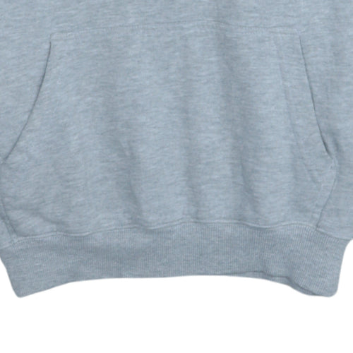 Hard Rock Cafe Men's Grey Pullover Hoodie Size M Graphic Logo Fleece