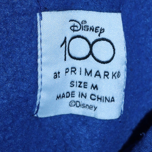 Disney x Primark Women's Blue Hoodie Medium Mickey Graphic Pullover
