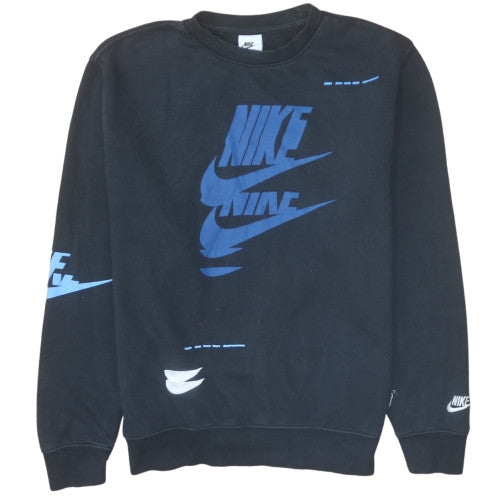 Nike Men's Black Small Pullover Graphic Sweatshirt