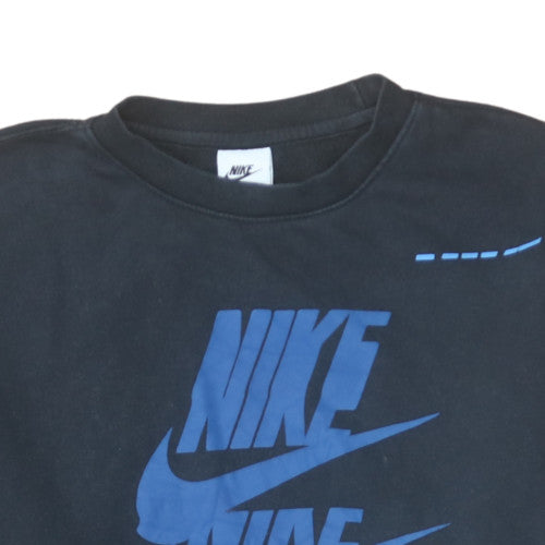 Nike Men's Black Small Pullover Graphic Sweatshirt