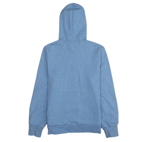 Adidas Boys Blue Pullover Hoodie 13-14 Years Regular Fit Logo Fleece