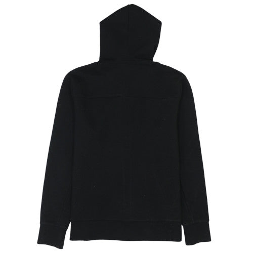 Hugo Boss Men's Black Full Zip Hoodie Size M Classic Logo Cotton Blend
