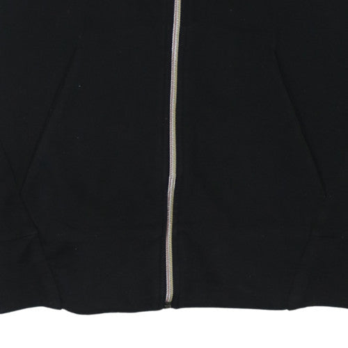 Hugo Boss Men's Black Full Zip Hoodie Size M Classic Logo Cotton Blend