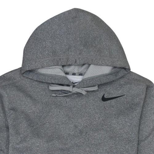 Nike Men's Grey Therma-Fit Pullover Hoodie Size S
