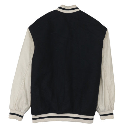H&M Men's Black Varsity Jacket XS Regular Polyester