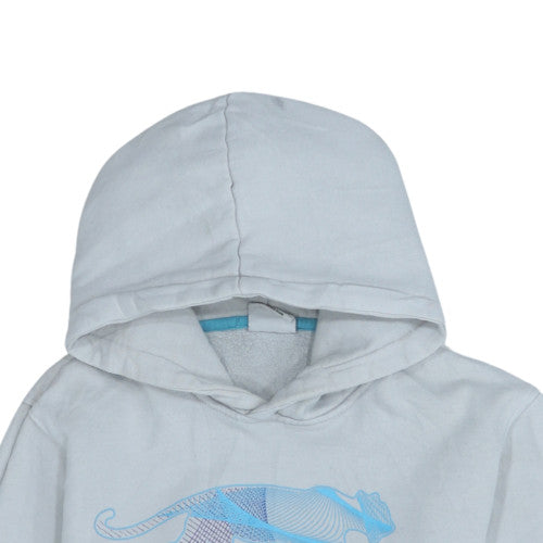 Airness Men's Grey Pullover Hoodie M Graphic Fleece Sweatshirt