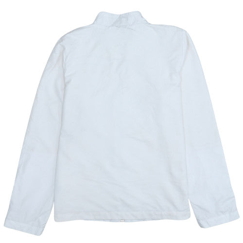 Nike Women White Full Zip Lightweight Jacket Size 8/10