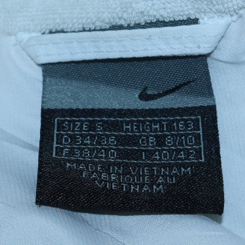 Nike Women White Full Zip Lightweight Jacket Size 8/10