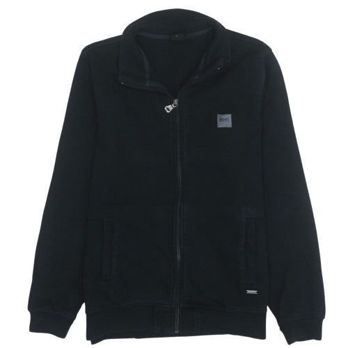 Hugo Boss Men's Black Cotton Regular Fit Full Zip Jacket M