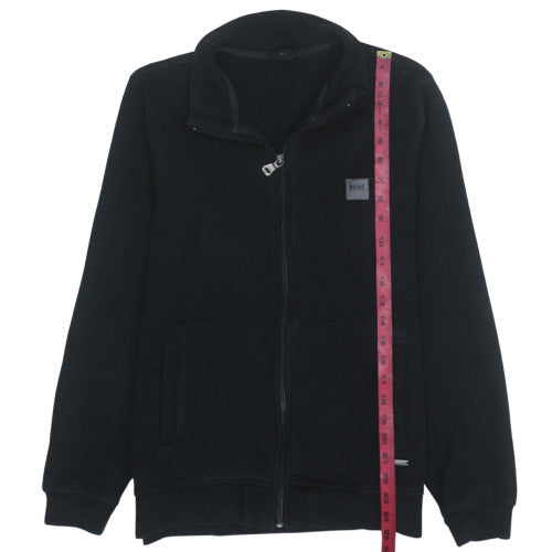 Hugo Boss Men's Black Cotton Regular Fit Full Zip Jacket M