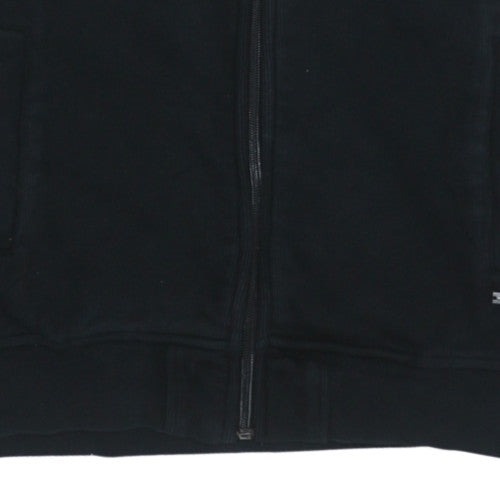 Hugo Boss Men's Black Cotton Regular Fit Full Zip Jacket M