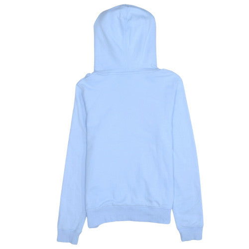 Calvin Klein Women Blue Pullover Hoodie Medium Logo Cotton