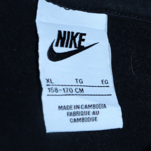 Nike Boys Black Pullover Hoodie XL (158-170cm) Fleece Sportswear