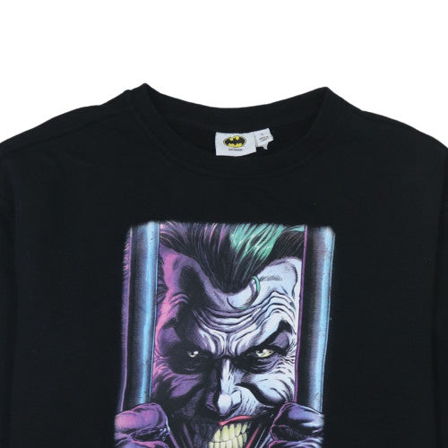 Primark Batman Joker Black Crew Neck Mens Sweatshirt L Graphic Print