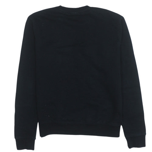 Ellesse Womens Black Crew Neck Pullover Sweatshirt UK 12