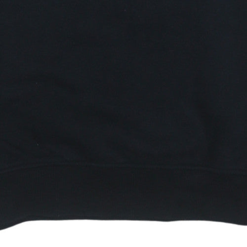 Ellesse Womens Black Crew Neck Pullover Sweatshirt UK 12