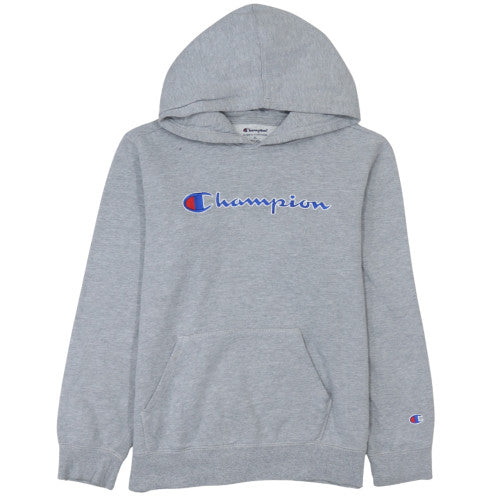 Champion Womens Grey Pullover Hoodie XL - Athletic Casual Sweatshirt