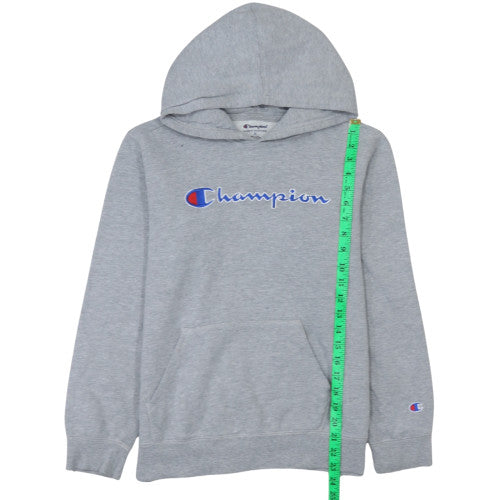 Champion Womens Grey Pullover Hoodie XL - Athletic Casual Sweatshirt