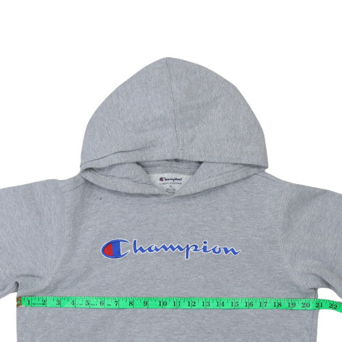 Champion Womens Grey Pullover Hoodie XL - Athletic Casual Sweatshirt