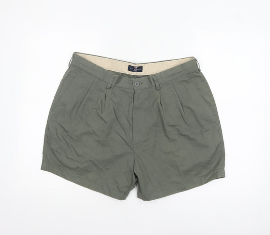 Marks and Spencer Men’s Green Chino Shorts Size L 36in Waist