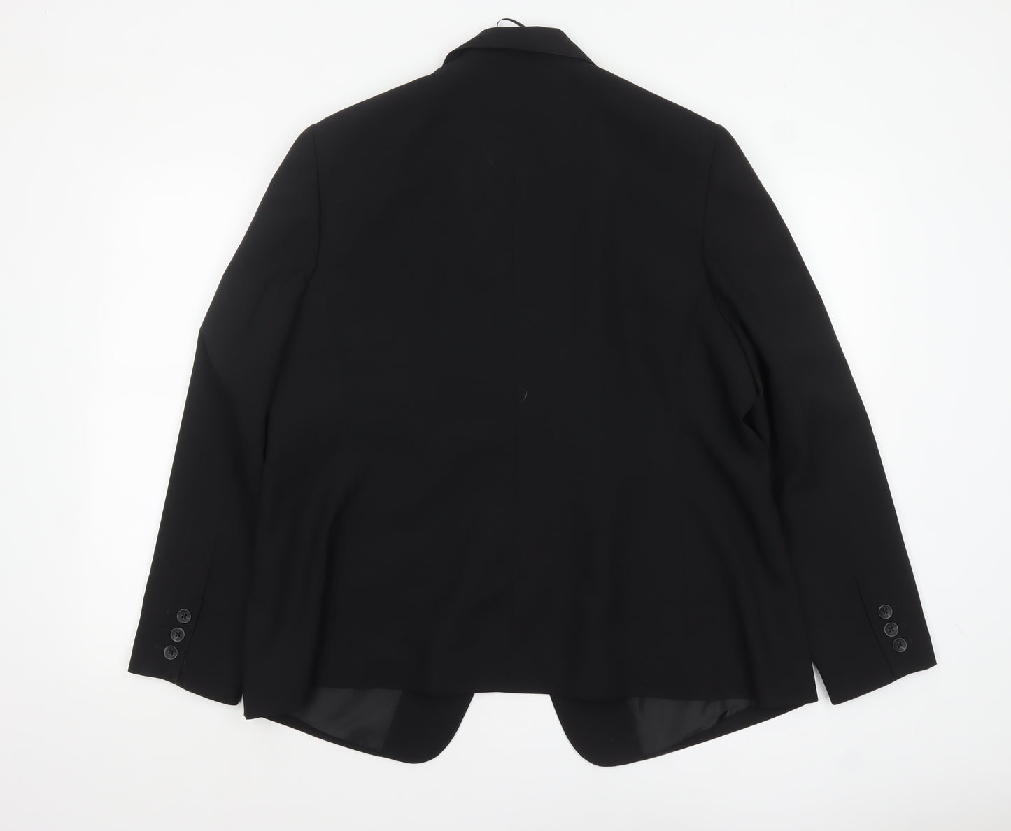 Papaya Women's Black Size 20 Smart Single-Breasted Blazer