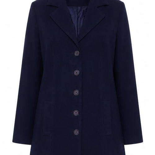 New Look Women's Blue Blazer Jacket UK 14 Lined Classic Style