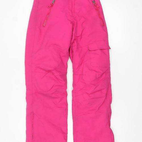 Crane Girls Pink Snow Pants 13-14 Years Skiing Winter Insulated Trousers