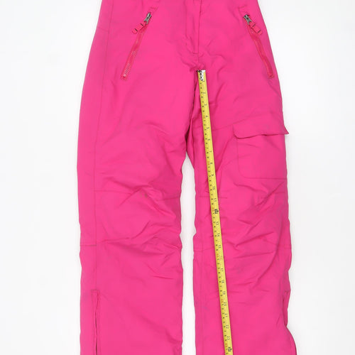 Crane Girls Pink Snow Pants 13-14 Years Skiing Winter Insulated Trousers