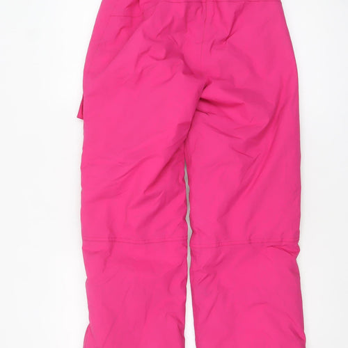 Crane Girls Pink Snow Pants 13-14 Years Skiing Winter Insulated Trousers