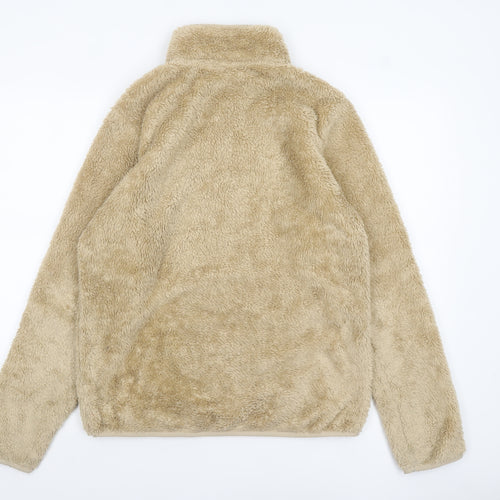 Mountain Warehouse Women's Beige Fleece 1/2 Zip Pullover Sweatshirt Size S