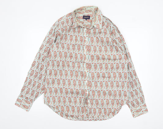Liberty Women’s Multicoloured Floral Cotton Button-Up Shirt UK 18