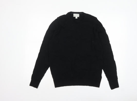 Marks and Spencer Autograph Women Black Merino Wool Jumper M Regular