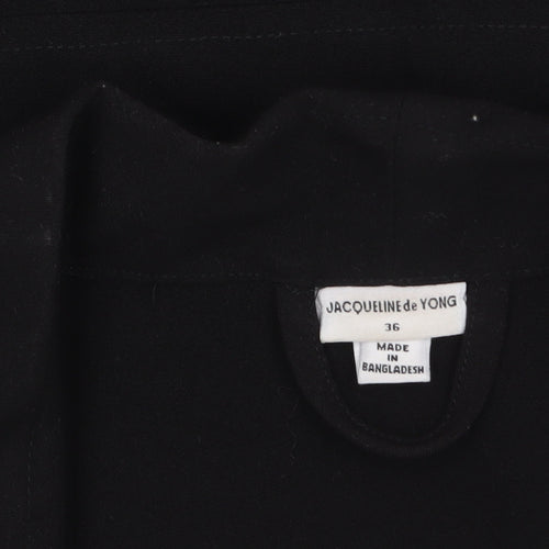 Jacqueline de Yong Womens Black Blazer Regular Fit Size 8