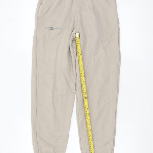 Pangaia Womens Beige 2XS Jogger Trousers 100% Organic Cotton