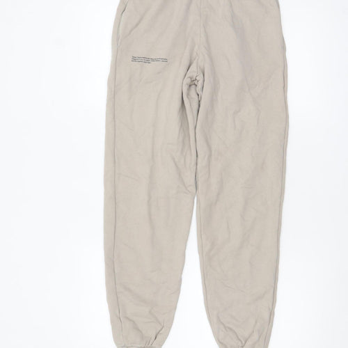 Pangaia Womens Beige 2XS Jogger Trousers 100% Organic Cotton