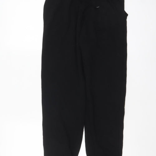 Stradivarius Women Black 2XS Jogger Sweatpants Elastic Waist