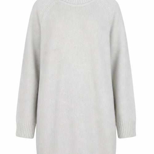 Avenue Women’s Grey Roll Neck Long Sleeve Tunic Jumper Size 16