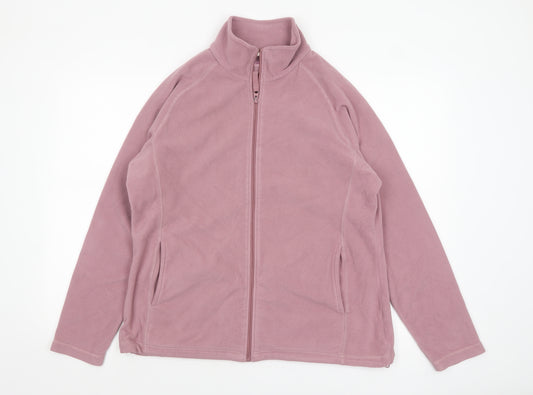 Mountain Warehouse Women's Pink Fleece Full Zip Jacket Size 20