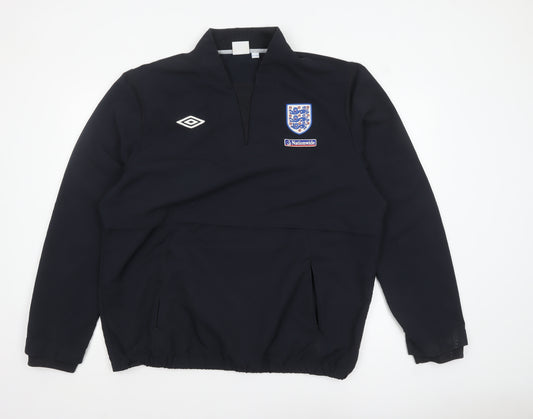 Umbro Men's Blue England Football 2XL Pullover Sweatshirt