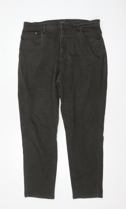 Bill Blass Women’s Black Stretch Straight Jeans Size 16