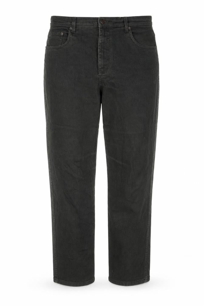 Front view of Bill Blass Women’s Black Stretch Straight Jeans, size UK 16