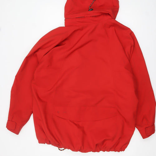 Marks and Spencer Women’s Red Hooded Anorak Jacket Size 12
