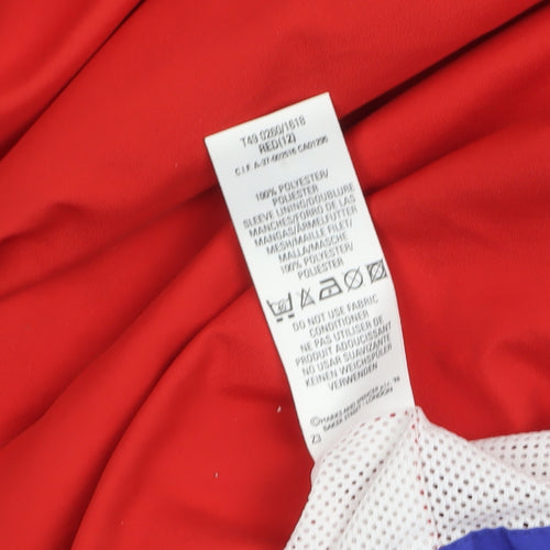Marks and Spencer Women’s Red Hooded Anorak Jacket Size 12